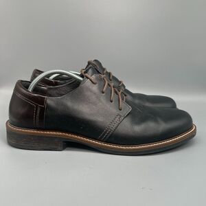 Noat Chief Oxford Mens 13 Black Walnut Leather Dress Shoe Lace-Up Casual Comfort